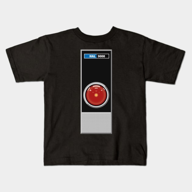 HAL-9000 Kids T-Shirt by GillianVandewyer